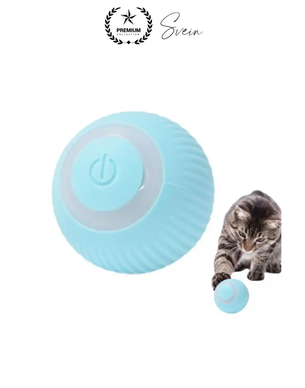 Akıllı İnteraktif Evcil Hayvan Oyuncağı Top Oynama Şarjlı Zıplayan Titreşimli Işıklı Kedi Köpek