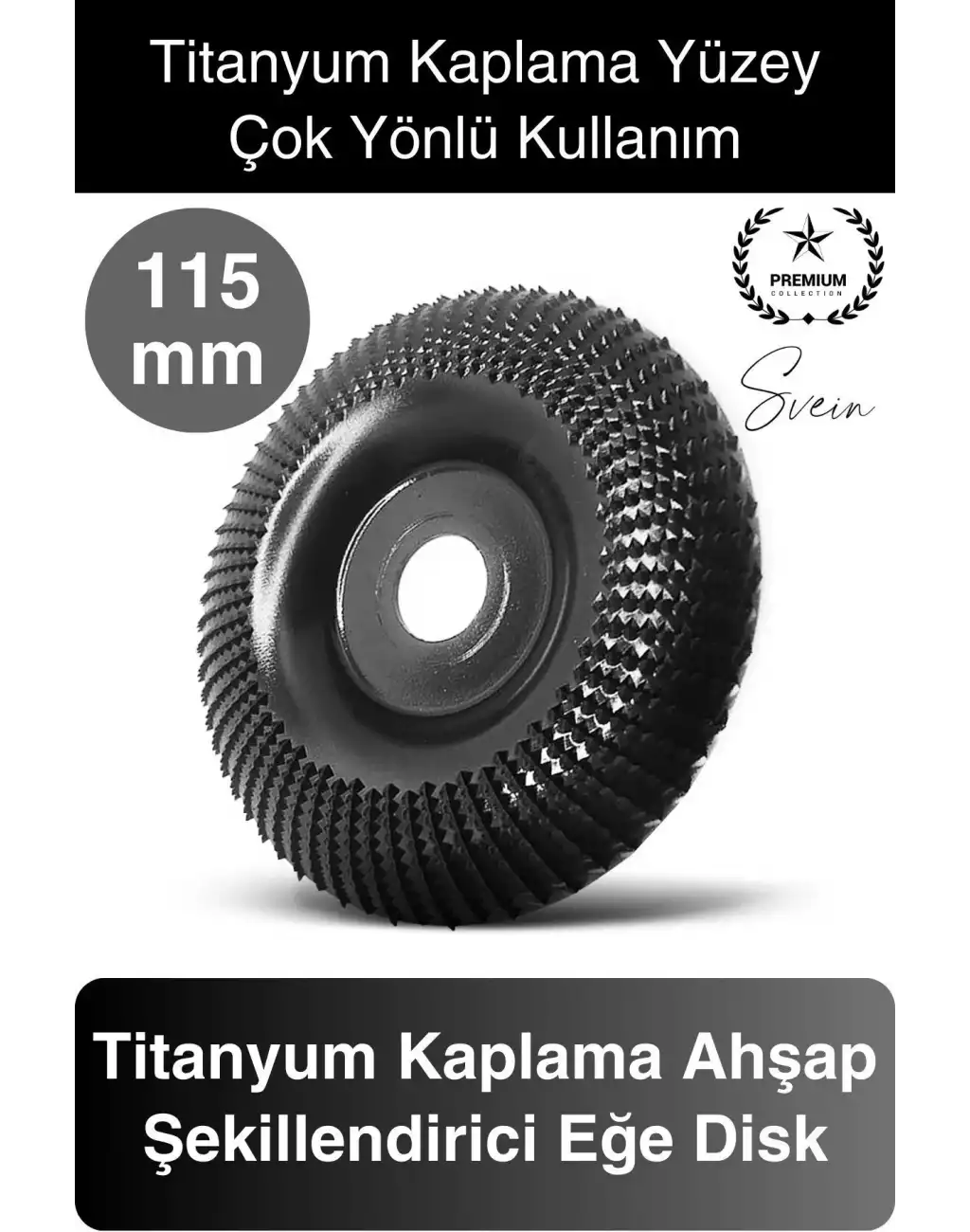 Titanyum 115 mm Törpüleme Oyma Eğe Diski Ahşap Taşlama Makine Uyumlu Kesici Oyuk Açma Testeresi