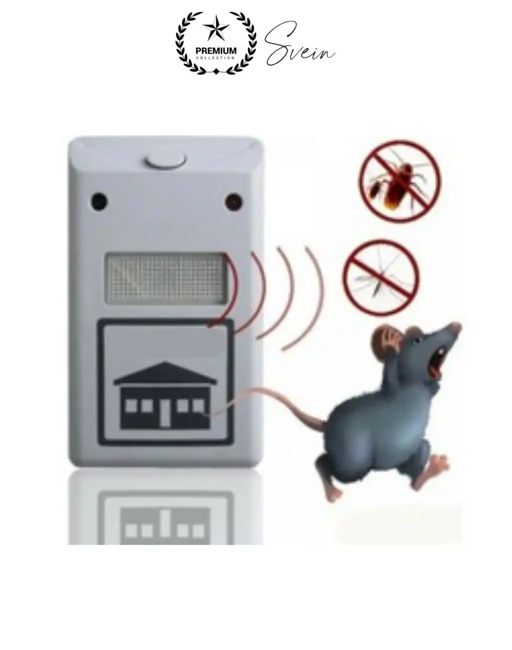 Elektronik Fare ve Haşere Kovucu Uzaklaştırıcı Böcek Ultrasonik Sinek Örümcek Karınca Savar