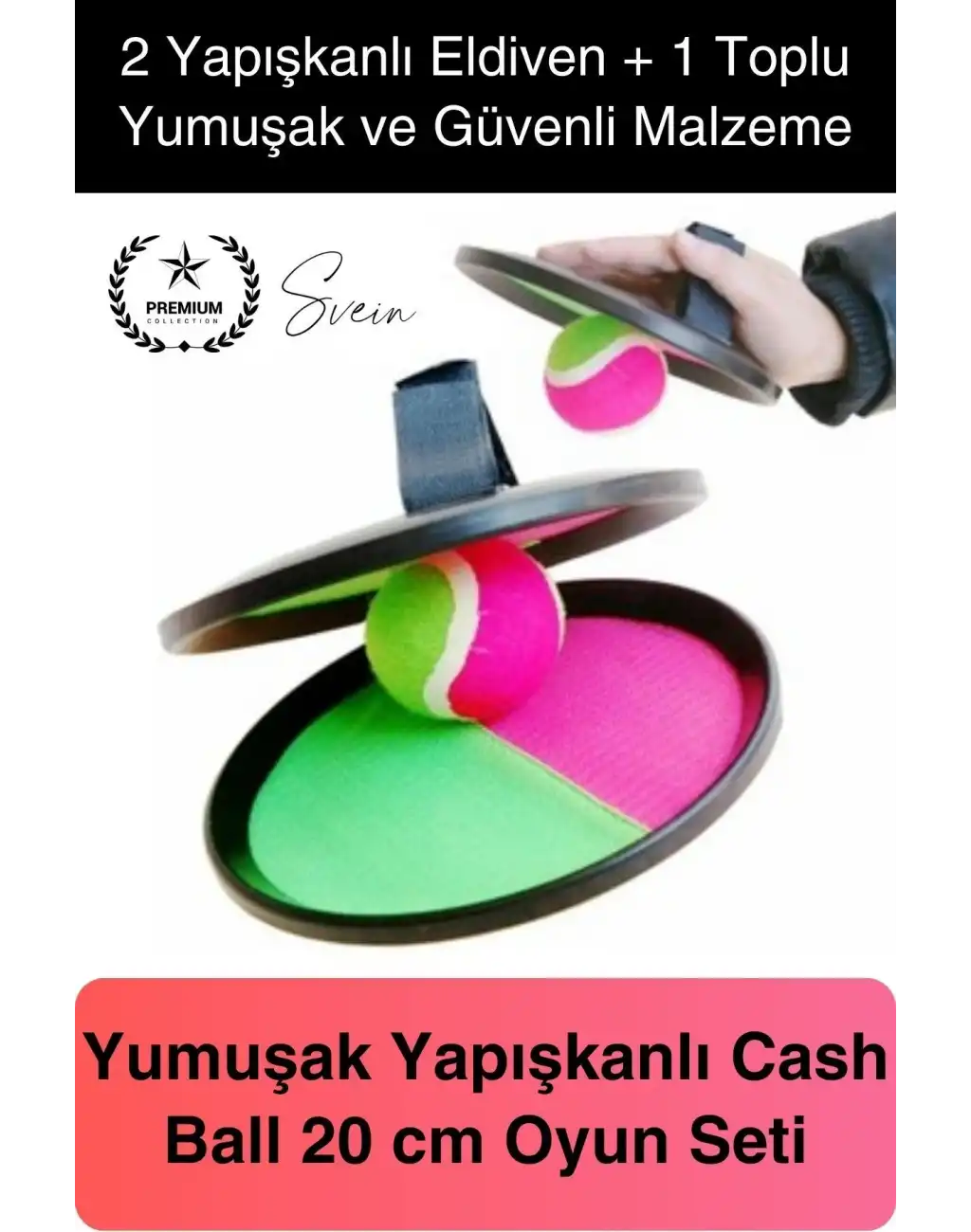Yapışkanlı Top At Tut Yakalama Cash Ball Oyun Seti Aktivite Oyunu Dış Mekan Oyuncağı Cırt Cırtlı