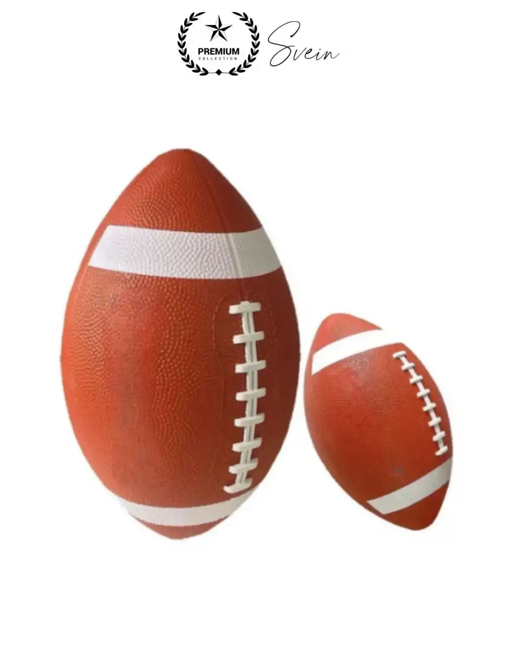 Premium Amerikan Futbol Topu Kauçuk Genç Yetişkin Maç Dikişli Standart Boy Antreman Rugby Spor