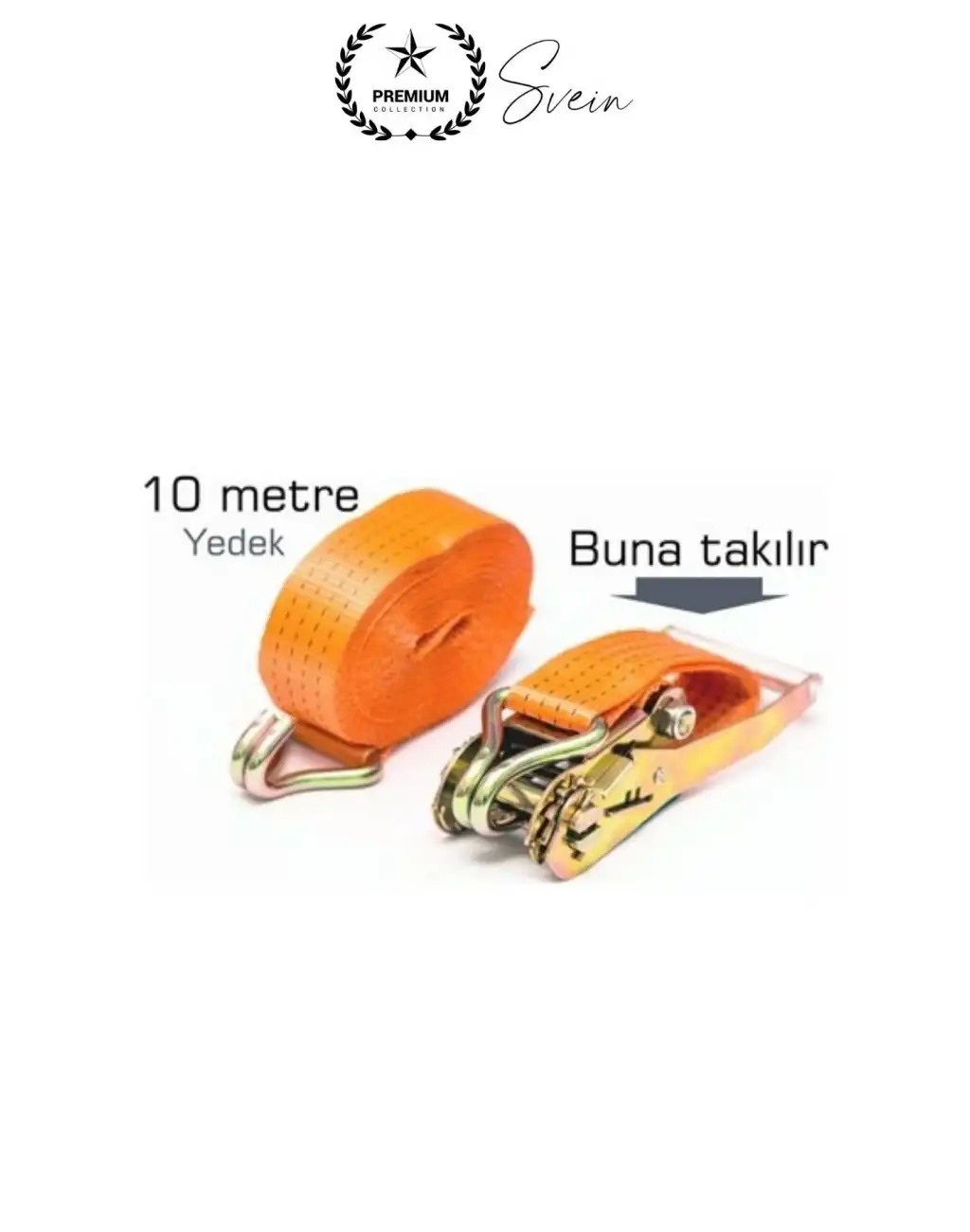 10 mt Spanzet Takımı Cırcırlı Yük Gerdirme Kiti Halat Uzun Tekne Kamyon Taşıma Çekme Emniyet Kemer