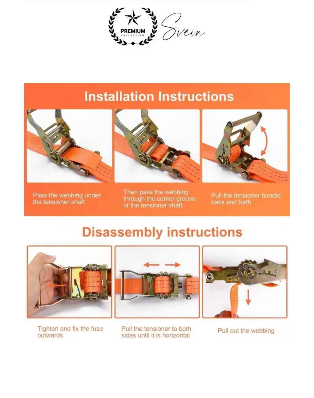 10 mt Spanzet Takımı Cırcırlı Yük Gerdirme Kiti Halat Uzun Tekne Kamyon Taşıma Çekme Emniyet Kemer