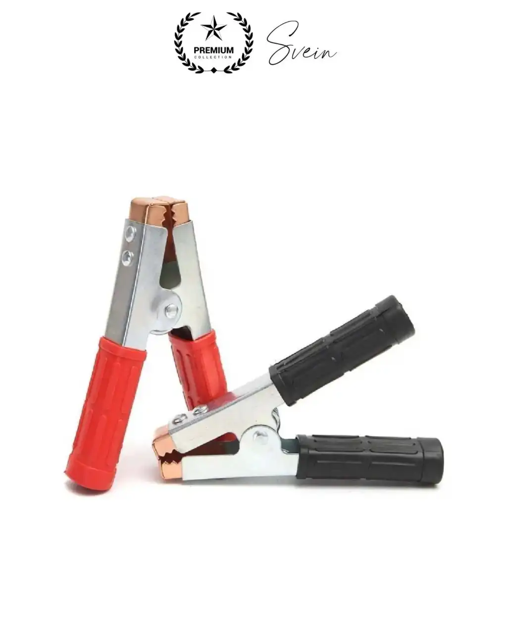 Bakır Uçlu Küçük Boy Artı Eksi Akü Pensesi 1. Kalite Kaynak Takviye Akü Bağlantı Kırmızı Siyah