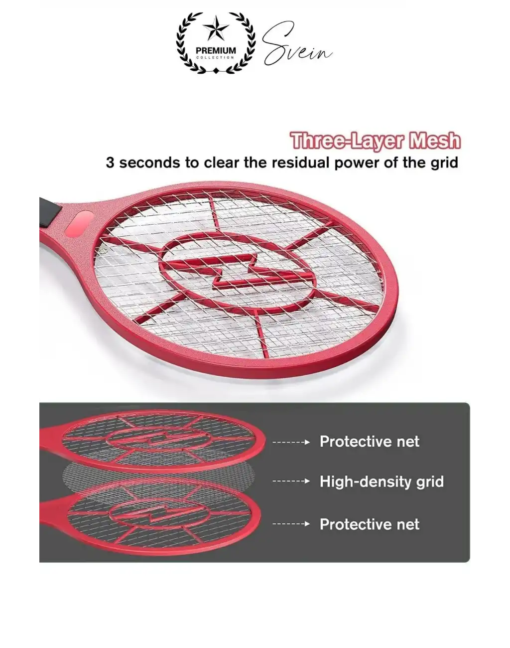 Şarjlı Elektrikli Sivrisinek Öldürücü Sinek Raketi UV Işıklı Haşere Böcek Öldüren Sineklik Aleti