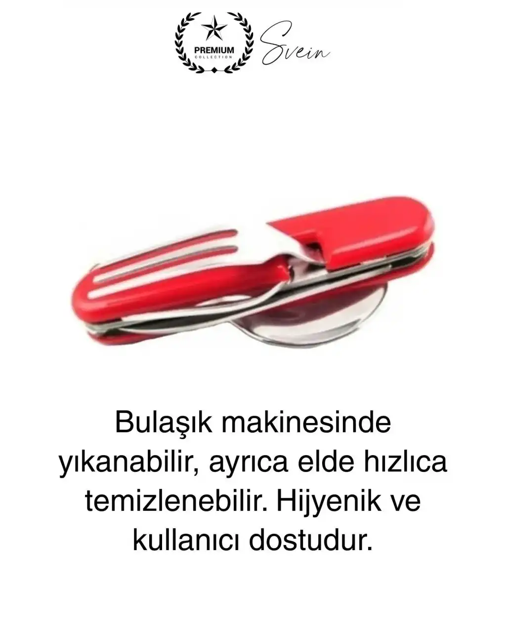 4ü 1 Arada Paslanmaz Çelik Kamp Çatal Bıçak Takımı Seyahat ve Hayatta Kalma Ekipmanı Kumanya Kiti