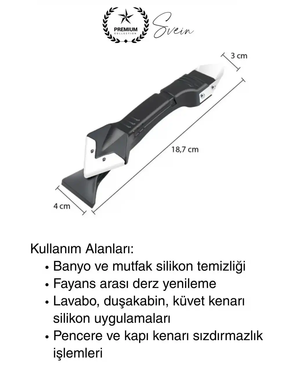 3ü 1 Arada Fayans Derz Dolgu Silikon Kazıyıcı Sıyırıcı Uygulayıcı Aparat Mutfak Banyo Kapı Pencere