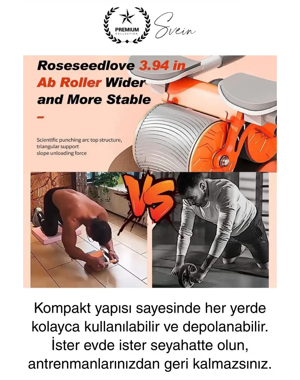 Sessiz Çalışan AB Roller Otomatik Karın Kası Egzersiz Tekeri Geri Tepme Fitness Aleti Ekipmanı
