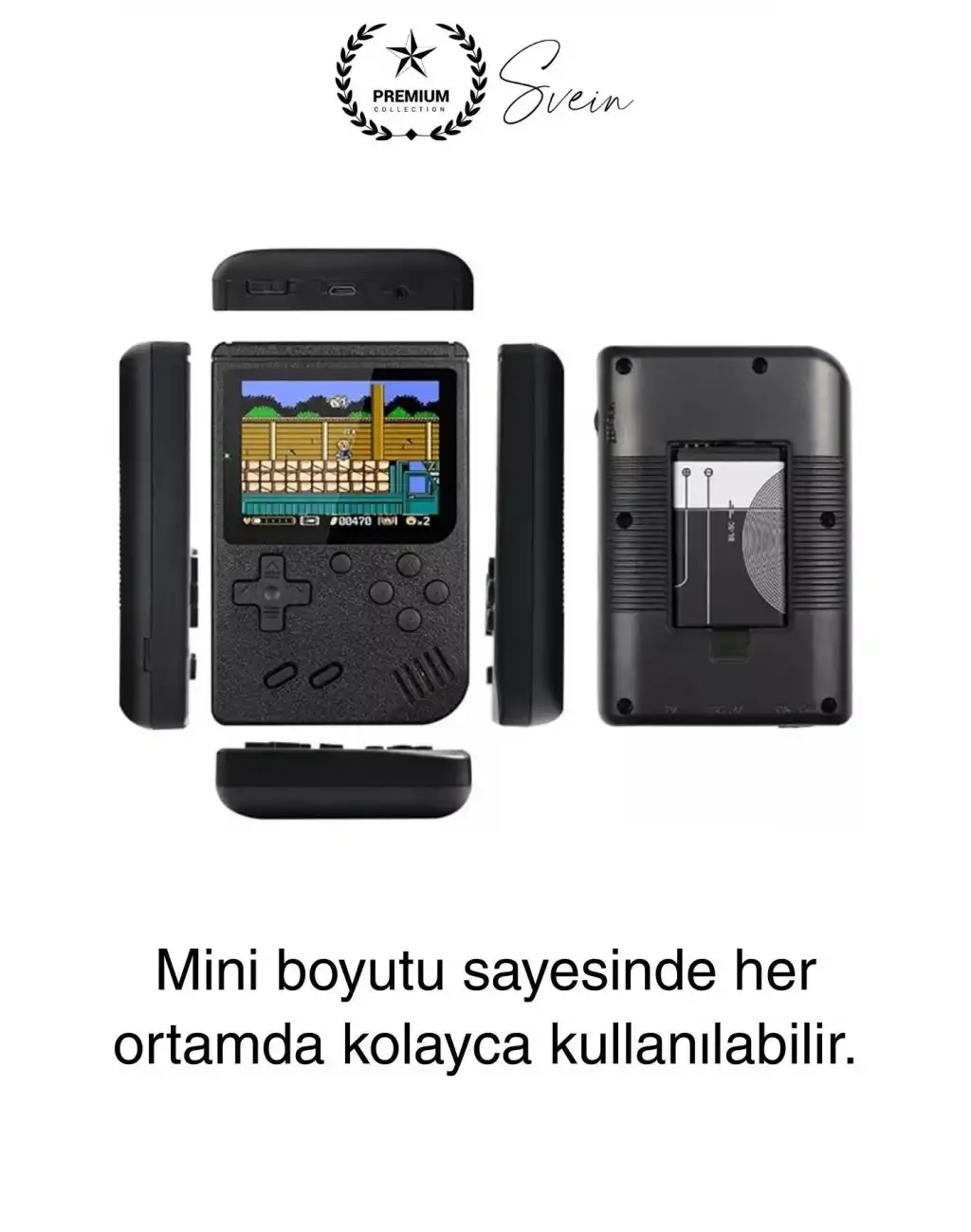 Sup 400 Taşınabilir Mini 2 in 1 GameBoy Oyun Konsolu Retro Nostaljik Atmosfer Atari Video Çocuk