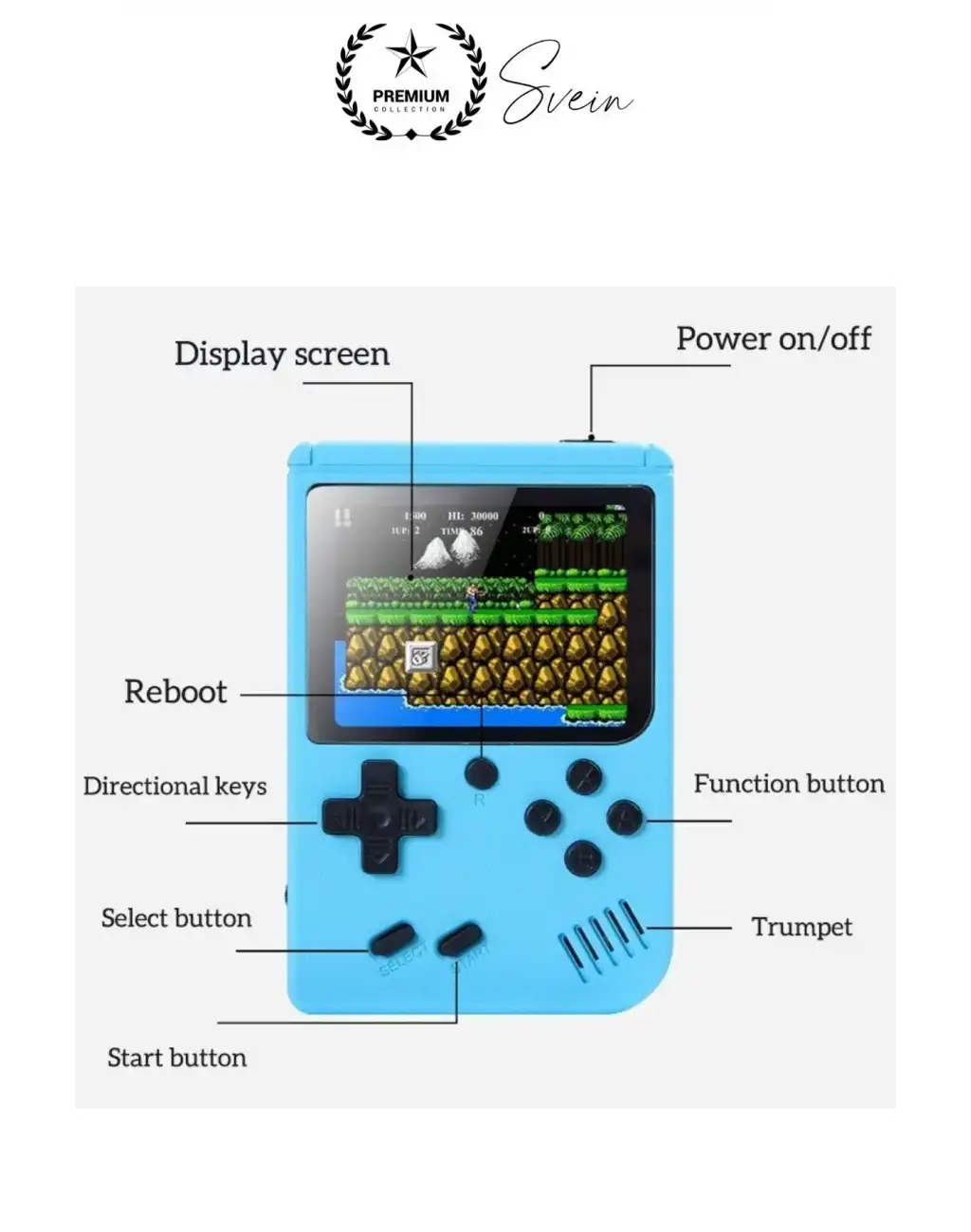 Sup 400 Taşınabilir Mini 2 in 1 GameBoy Oyun Konsolu Retro Nostaljik Atmosfer Atari Video Çocuk