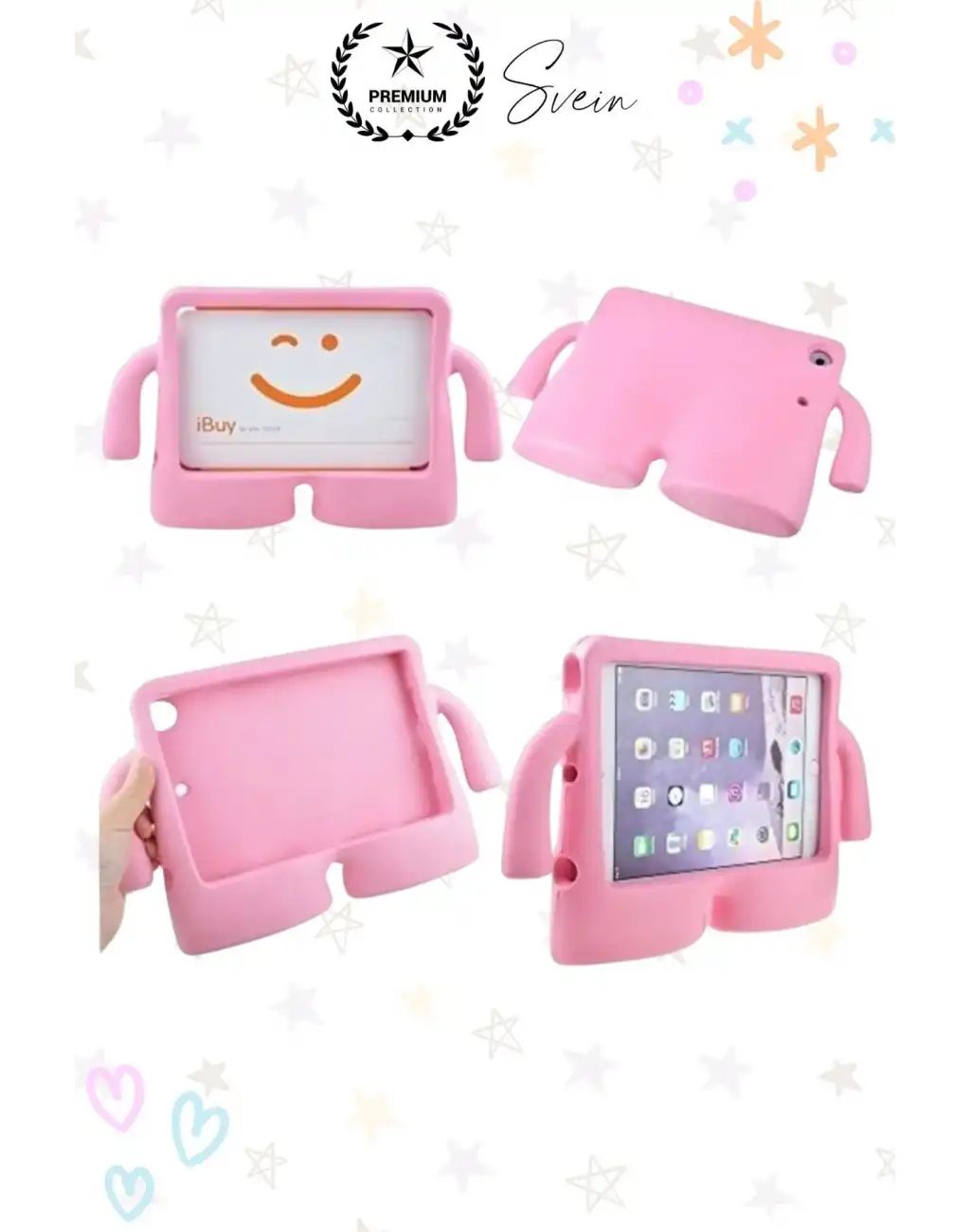 Dayanıklı Apple İpad 7. 8. 9. Nesil 10.2 İnç Uyumlu Çocuk İçin Ayaklı Tablet Kılıfı Koruyucu Silikon