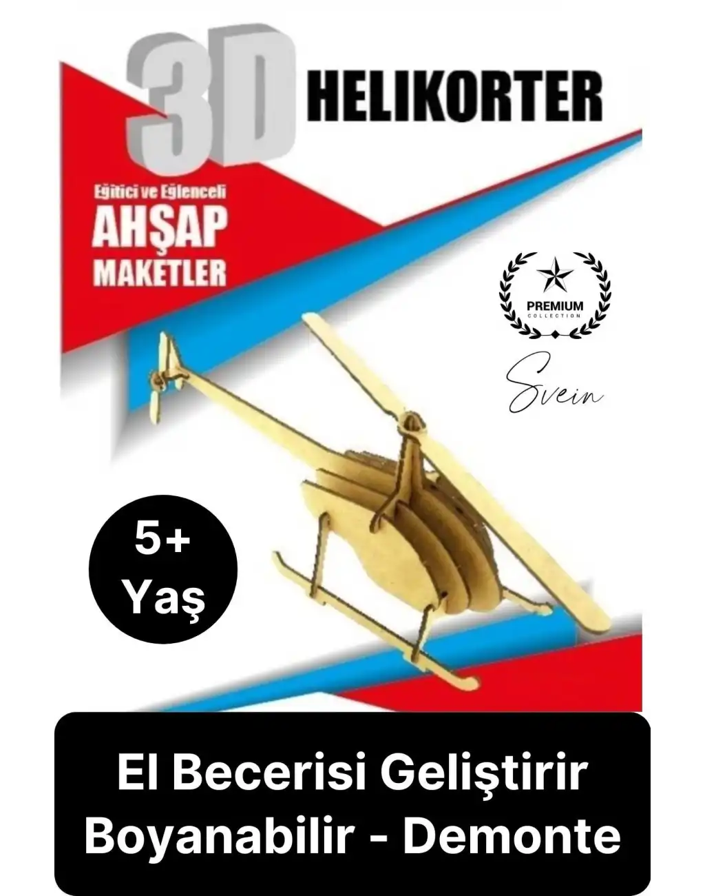 Özel Üretim 3 Boyutlu Minyatür Ham Ahşap Maket Boyanabilir Eğitici Öğretici Motor Beceri Hobi Oyun