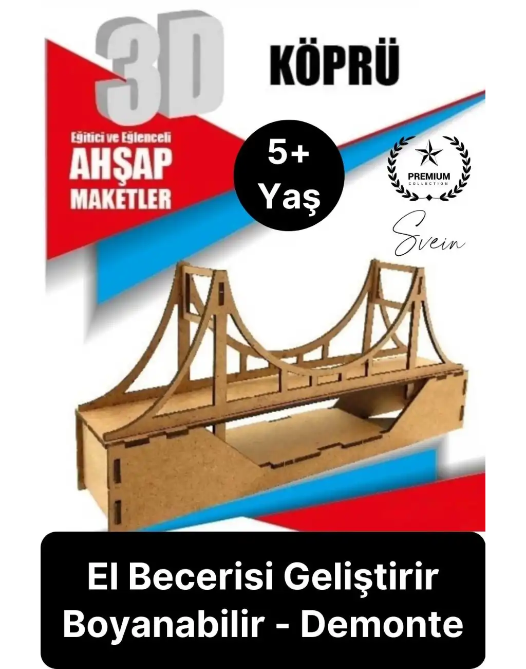 Özel Üretim 3 Boyutlu Minyatür Ham Ahşap Maket Boyanabilir Eğitici Öğretici Motor Beceri Hobi Oyun