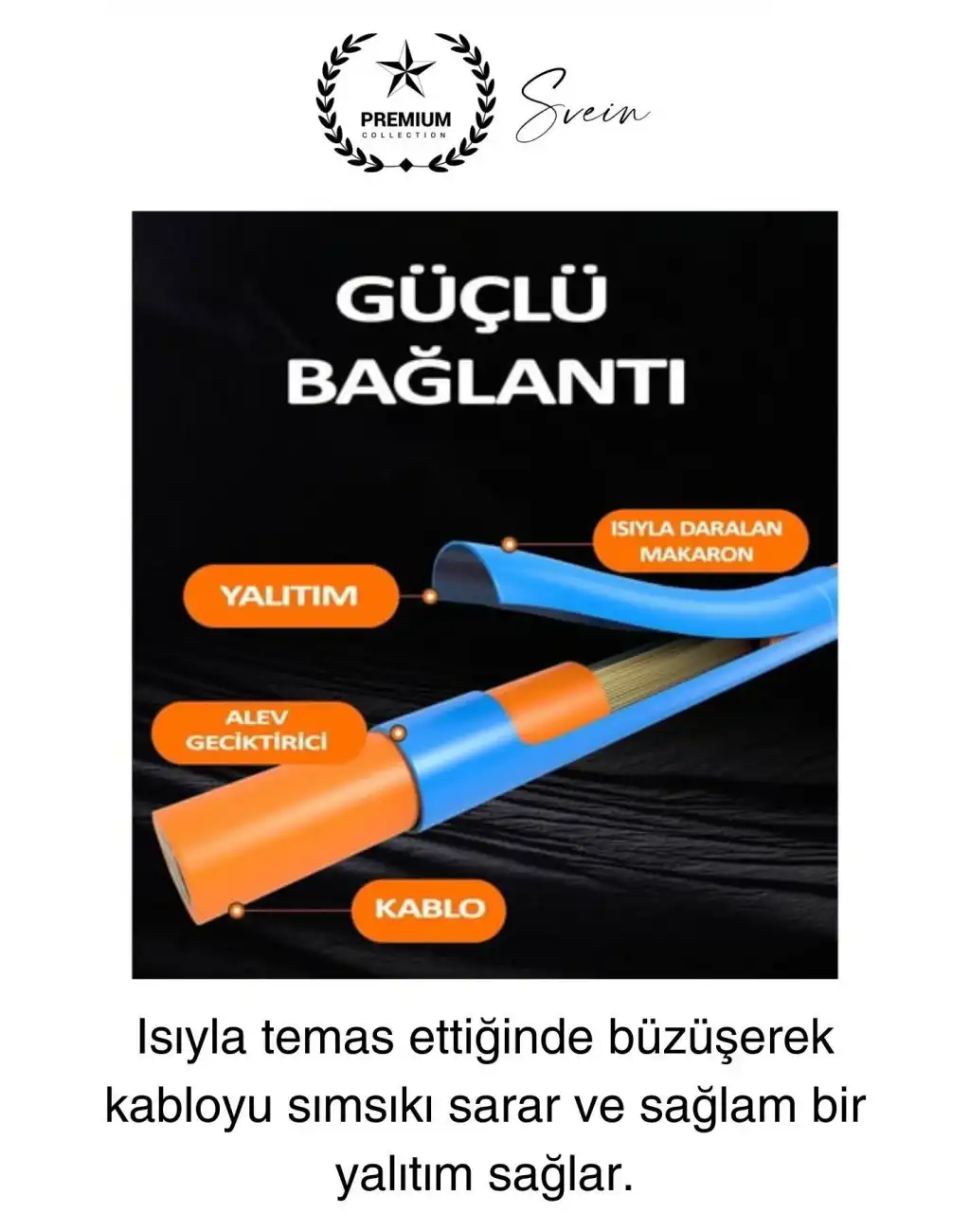 560 Parça Makaron Seti Kutulu Kablo Birleştirme Koruyucu Yalıtım Sıcaklıkla Daralan Tamirat Kaplama