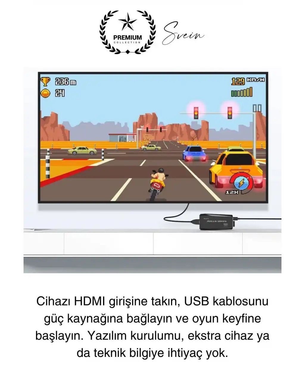 20000 Oyunlu 4K Tak Çalıştır 2.4g Uyumlu HDMI Kablosuz Çift Kol Konsol Game Stick Retro Atari