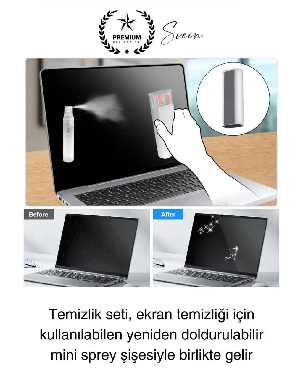 7in1 Bluetooth Kulaklık Temizleme Kalemi Klavye Telefon Tablet Elektronik Eşya Detaylı Temizlik Kiti