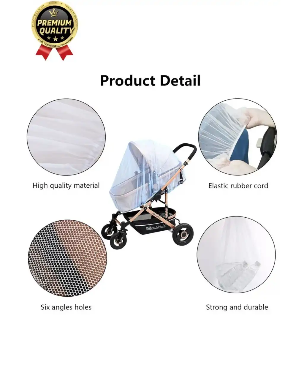 Dayanıklı Yırtılmaz Yıkanabilir Böcek Sinek Örümcek Sivrisinek Karşı Koruma Bebek Arabası Cibinliği