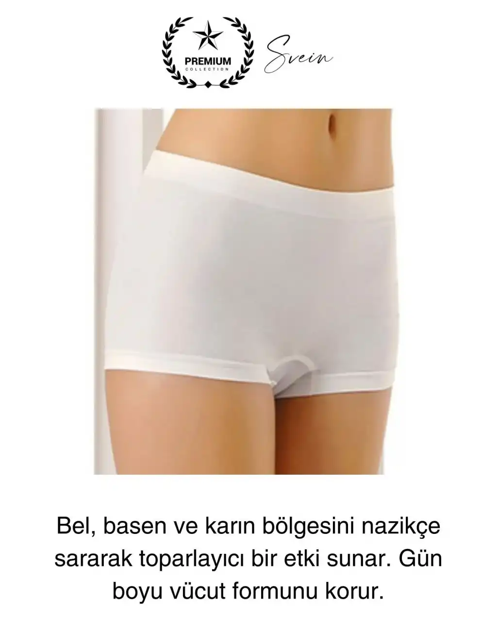 Premium Toparlayıcı Sıkılaştırıcı Kadın Boxer Korse Rahat Dikişsiz Saran Günlük İç Çamaşır