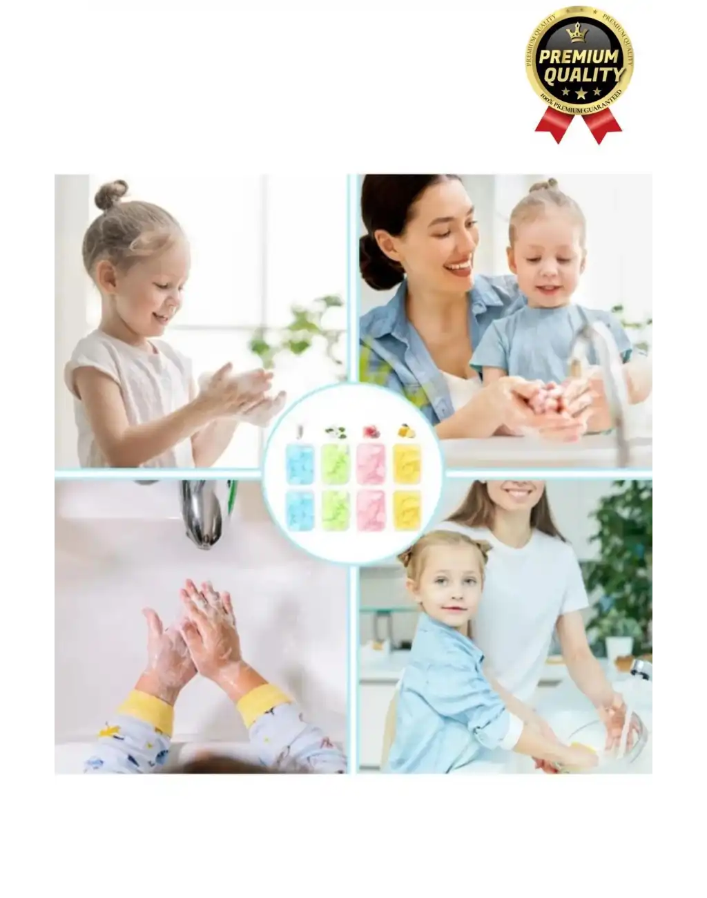 Mini Pratik Taşınabilir Dış Mekan Tuvalet Kullanımı Çeşitli Kokulu Çiçek Desenli Sihirli Cep Sabunu