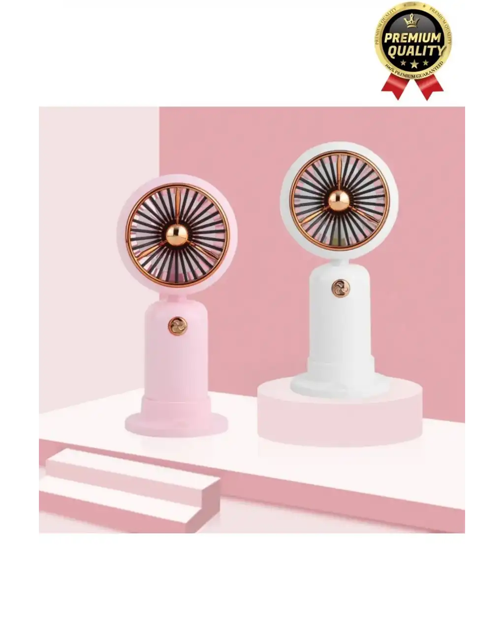 Özel Üretim Taşınabilir Usb Şarjlı Sessiz 2 Kademeli Serinletici Tutmalı Masa El Fanı Vantilatör