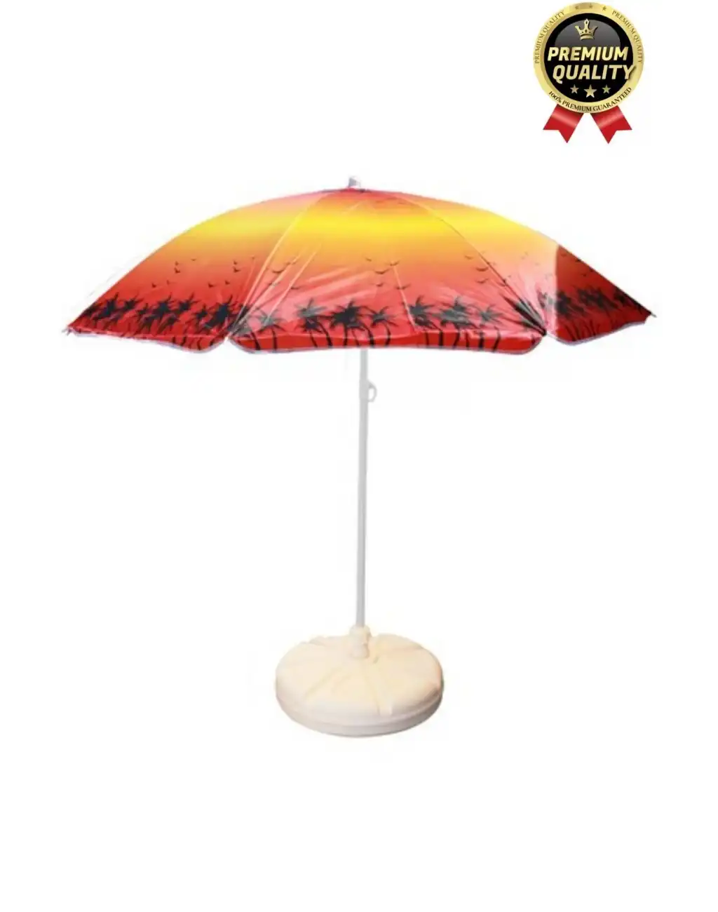 Dayanıklı Katlanabilir Fiber Tel Büyük Boy 170cm Deniz Bahçe Balkon Piknik Kamp Güneş Plaj Şemsiyesi