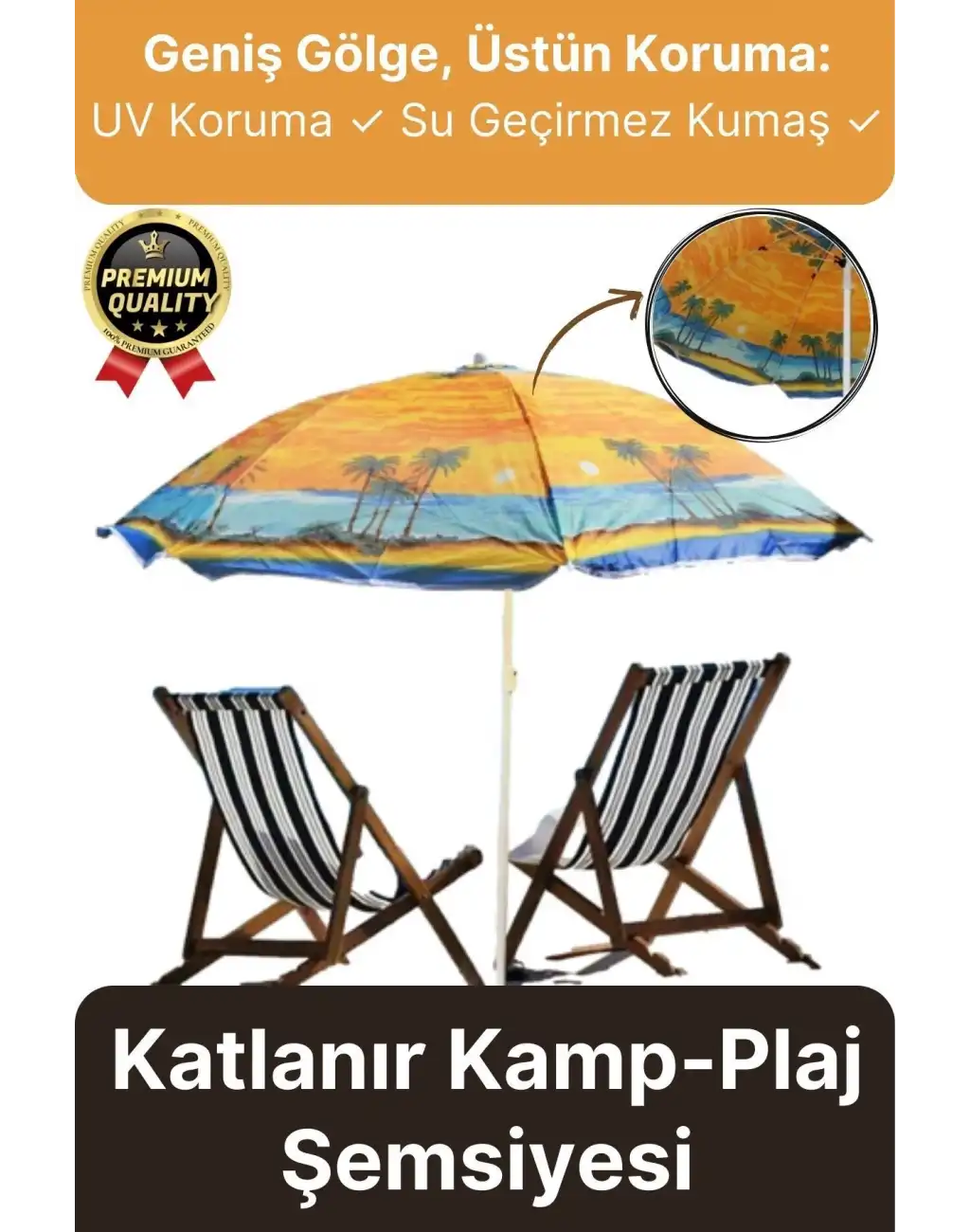 Dayanıklı Katlanabilir Fiber Tel Büyük Boy 170cm Deniz Bahçe Balkon Piknik Kamp Güneş Plaj Şemsiyesi