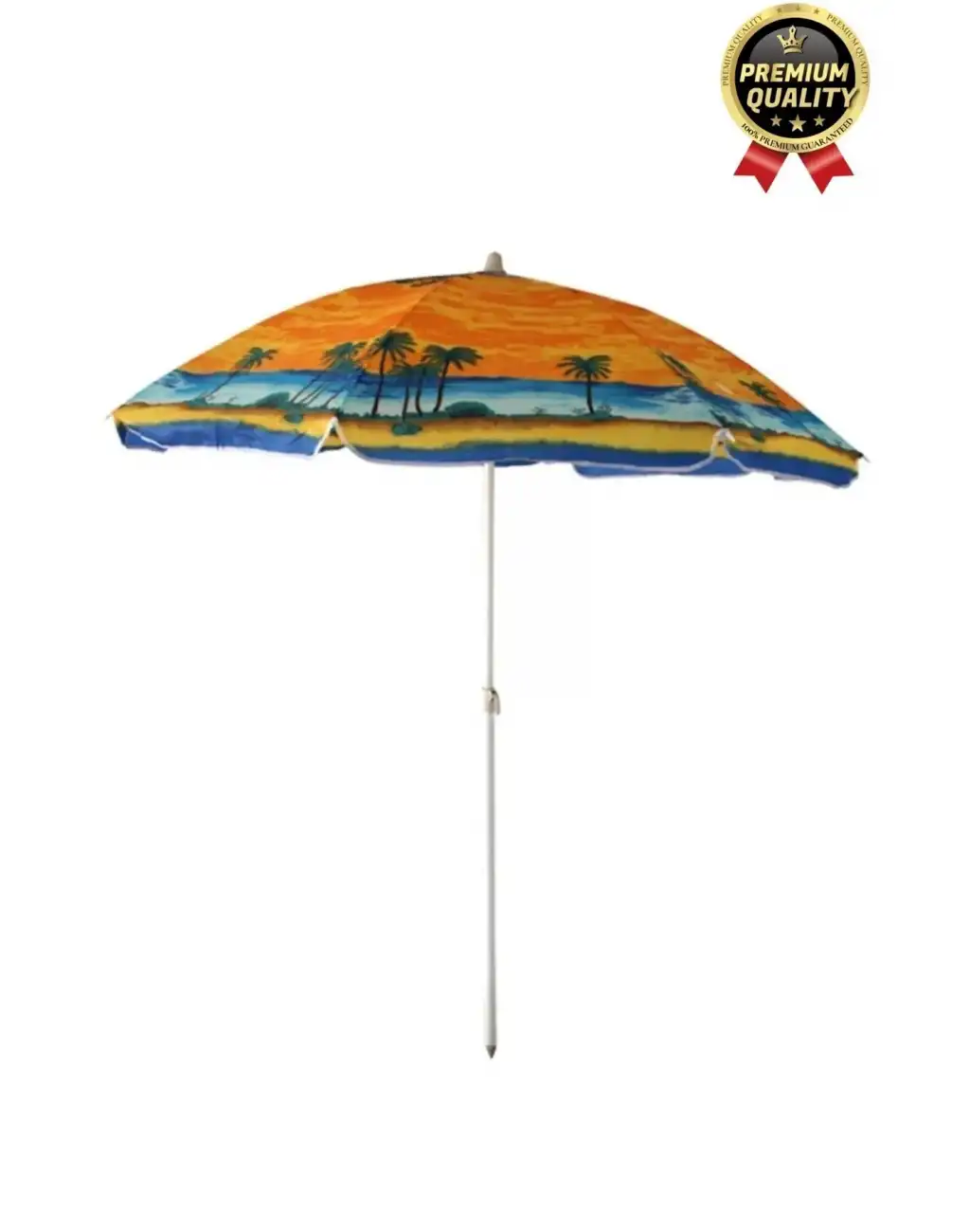 Dayanıklı Katlanabilir Fiber Tel Büyük Boy 170cm Deniz Bahçe Balkon Piknik Kamp Güneş Plaj Şemsiyesi