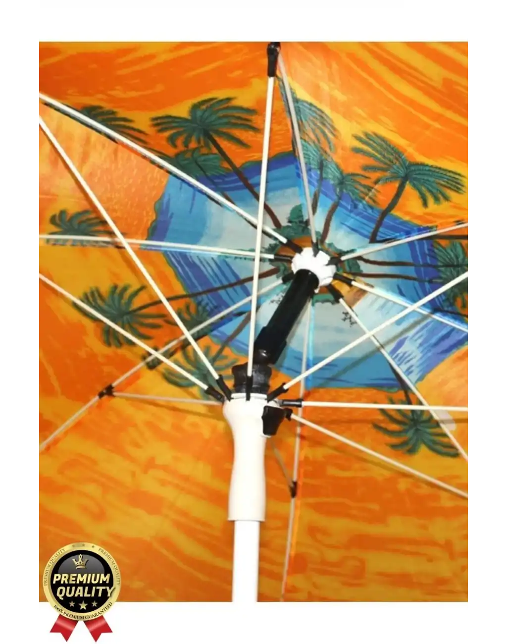 Dayanıklı Katlanabilir Fiber Tel Büyük Boy 170cm Deniz Bahçe Balkon Piknik Kamp Güneş Plaj Şemsiyesi