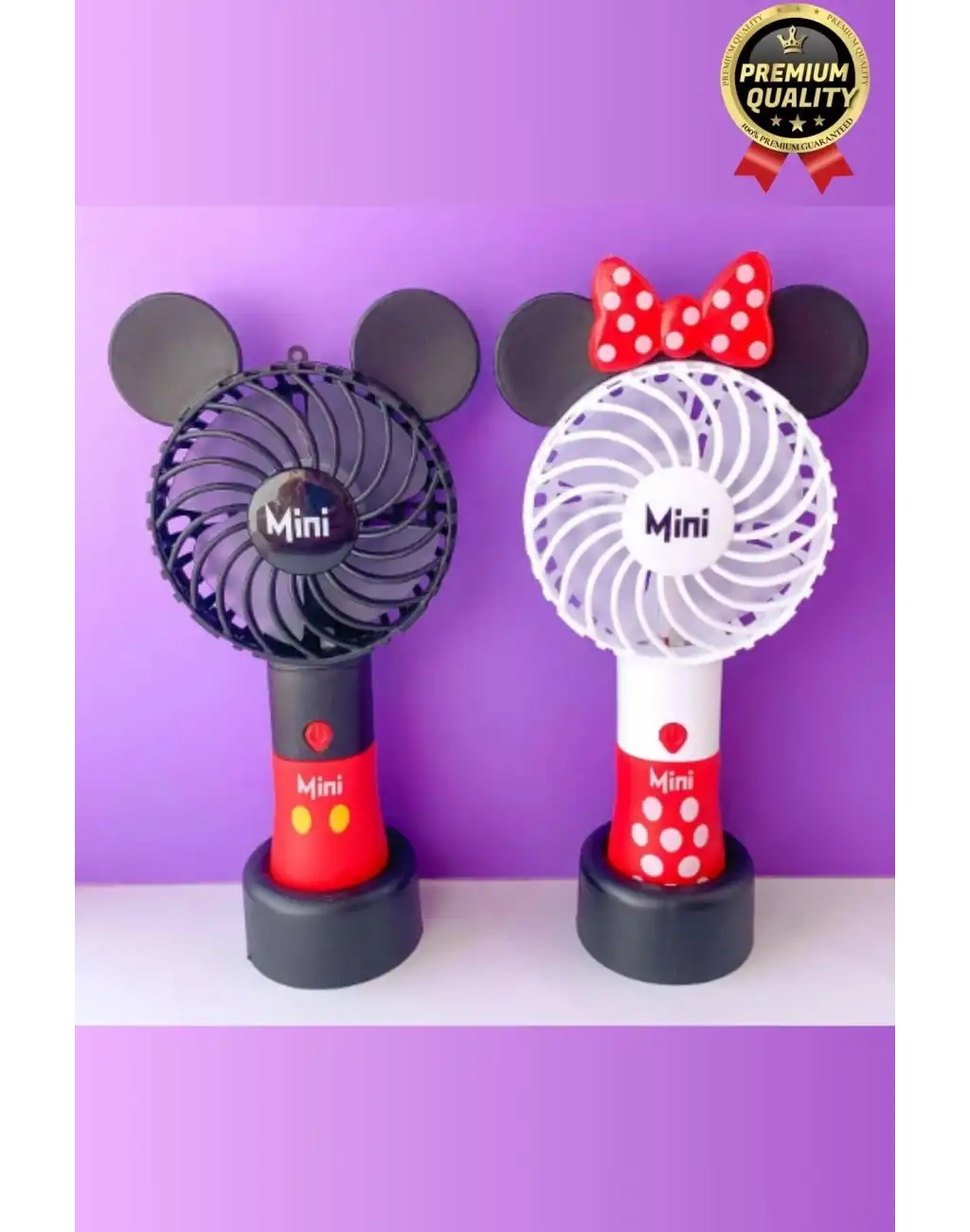 Yeni Seri Taşınabilir Kablosuz 1200mAh Pervaneli 2 Kademeli Usb Şarjlı Masa ve El Fanı Vantilatör