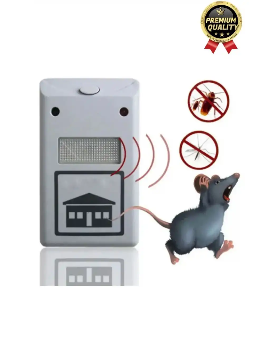 Yeni Böcek Savar Kimyasal İçermeyen 220V Elektronik Kemirgen Fare Haşere Sinek Kovucu Uzaklaştırıcı