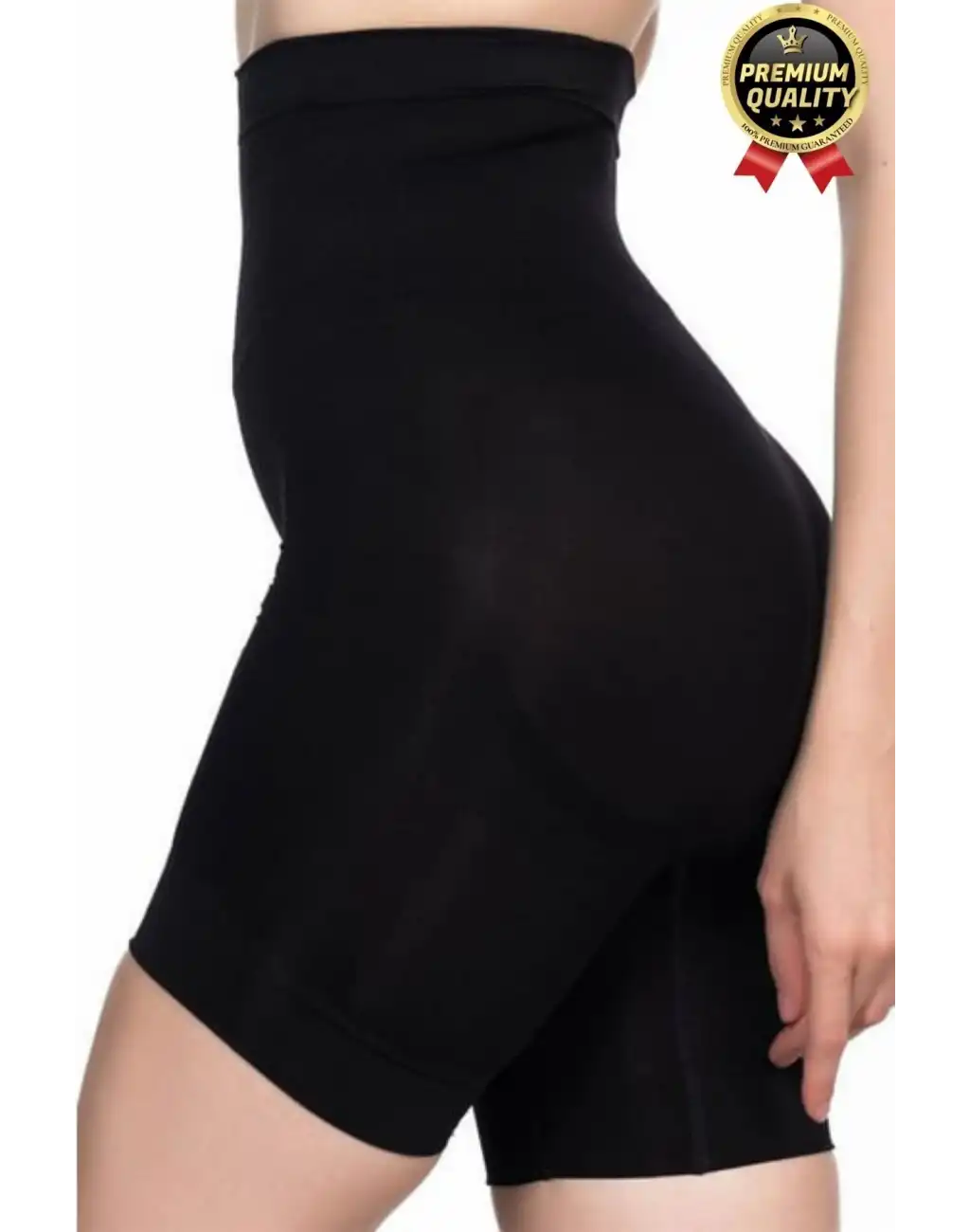 Doğum Sezeryan Sonrası Vücut Toparlayıcı Kaymaz Silikon Dikişsiz Selüllit Önleyici Paçalı Şort Korse