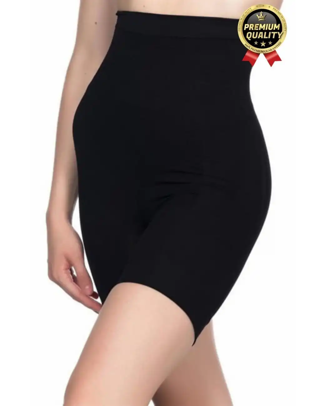 Doğum Sezeryan Sonrası Vücut Toparlayıcı Kaymaz Silikon Dikişsiz Selüllit Önleyici Paçalı Şort Korse