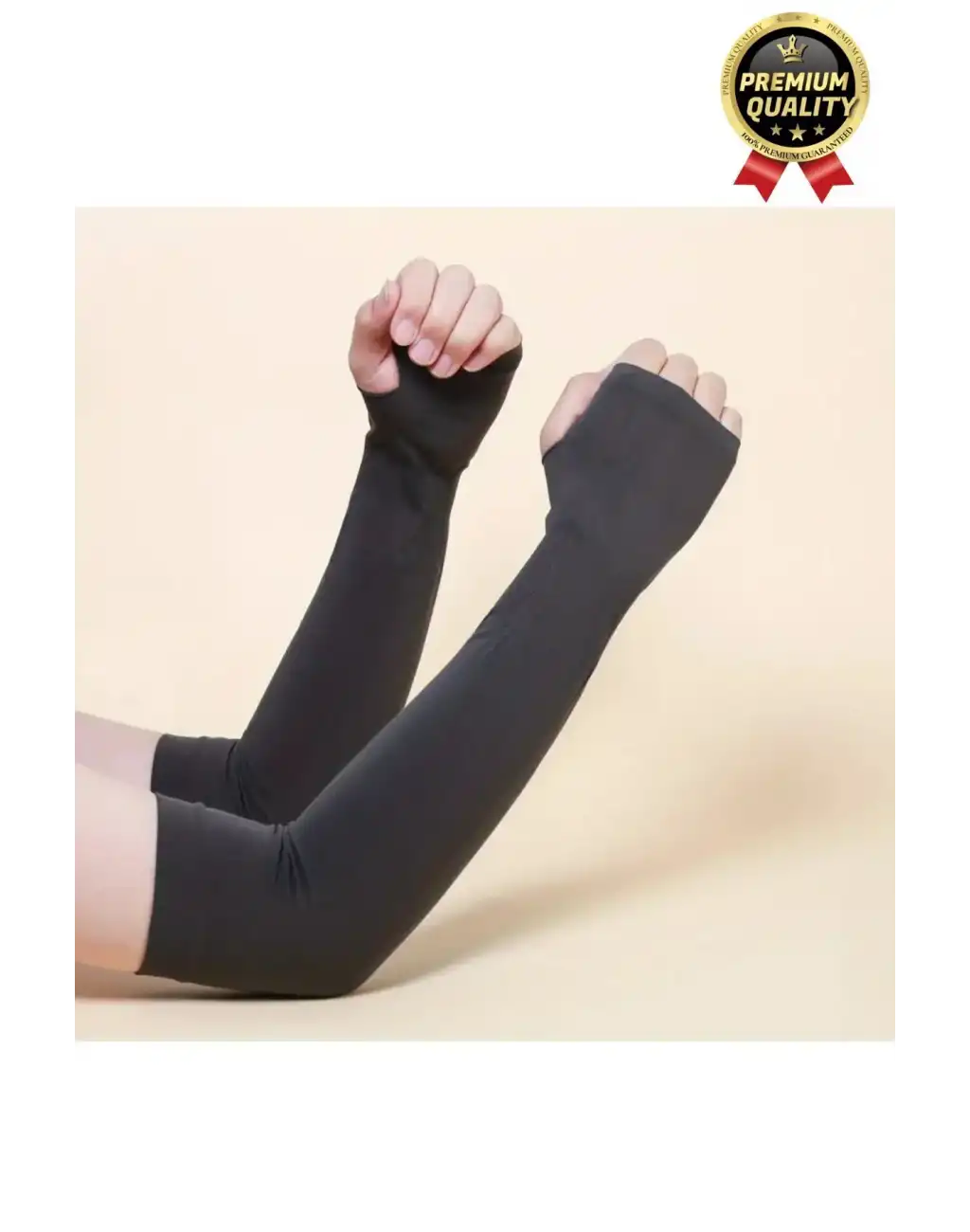 Kaliteli Uzun Kumaş Esnek Spor Bisiklet Motosiklet Koşu Tesettür Güneş Anti UV Koruyucu Kol Kılıfı