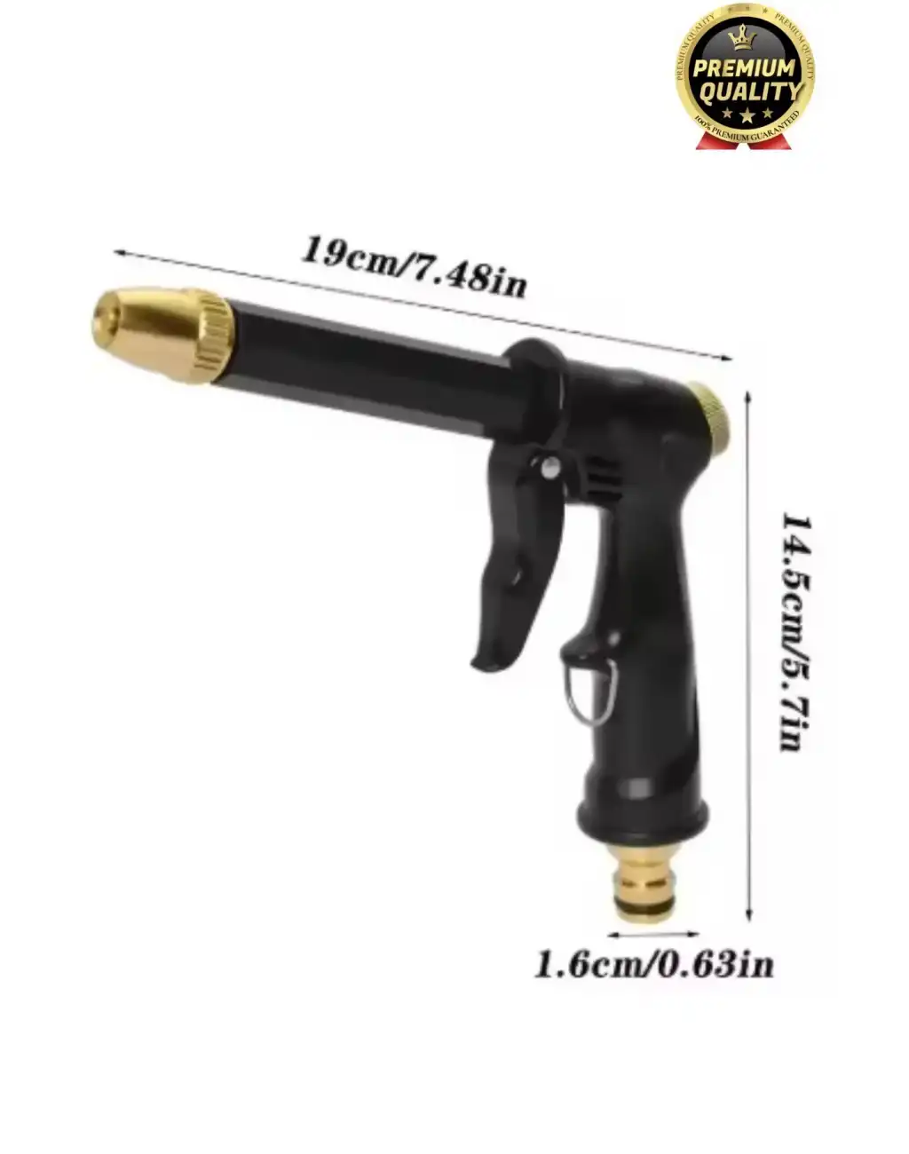 Çok Fonksiyonlu Taşınabilir Ayarlanabilir Başlıklı Yüksek Basınçlı Bahçe Oto Araba Yıkama Tabancası