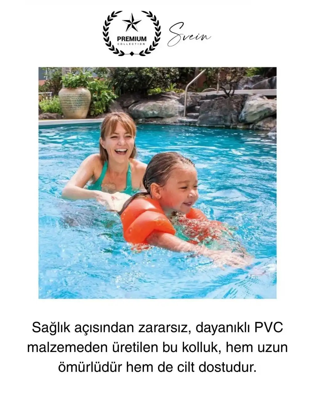 Çift Boğumlu Güvenli 3-6 Yaş Çocuklar İçin Yüzme Kolluk Deniz Havuz Şişme Kolluğu Yüzücü Hava Odalı