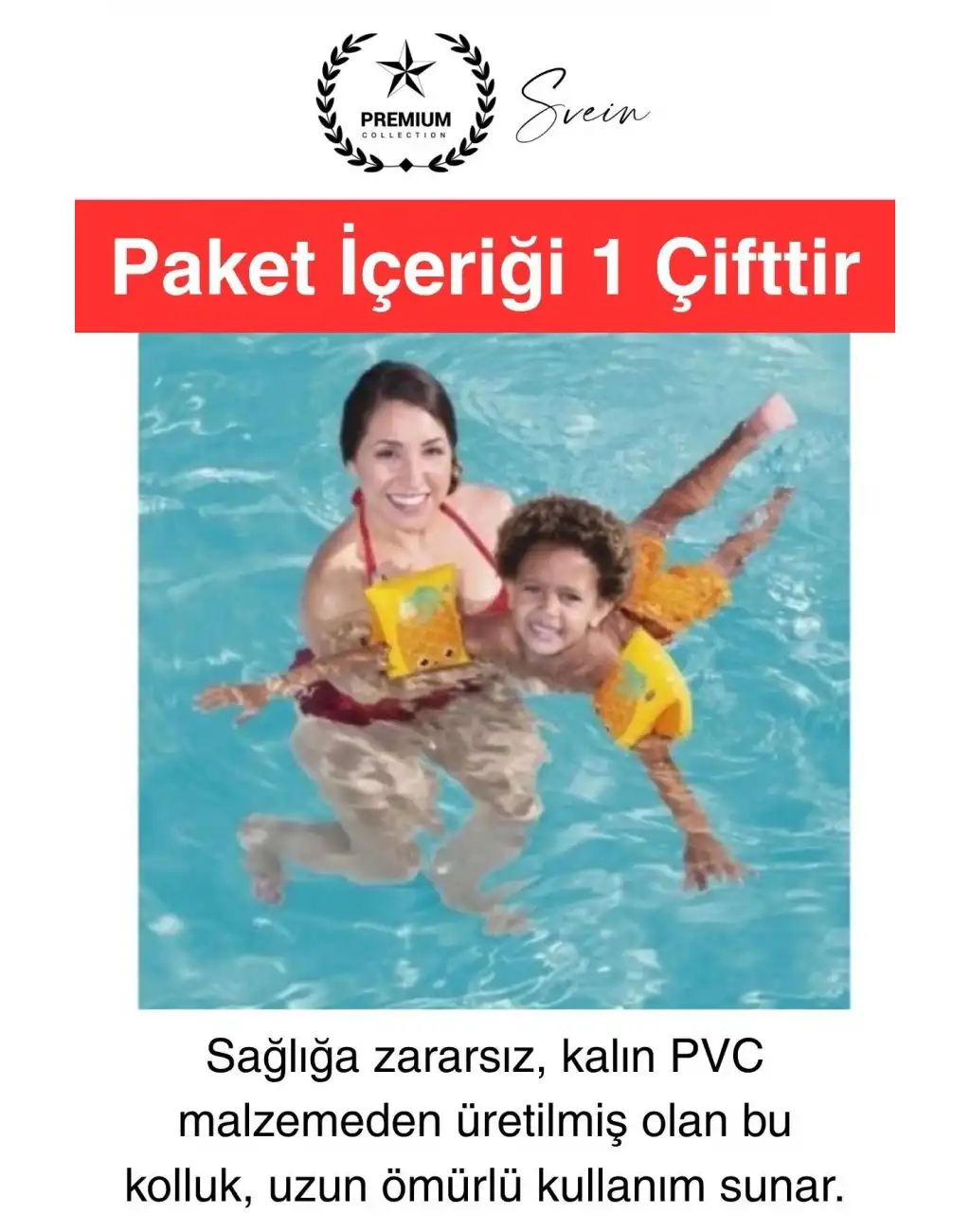 Meyve Desen Güvenli 5-12 Yaş Çocuklar İçin Yüzme Kolluk Deniz Havuz Şişme Kolluğu Yüzücü Hava Odalı