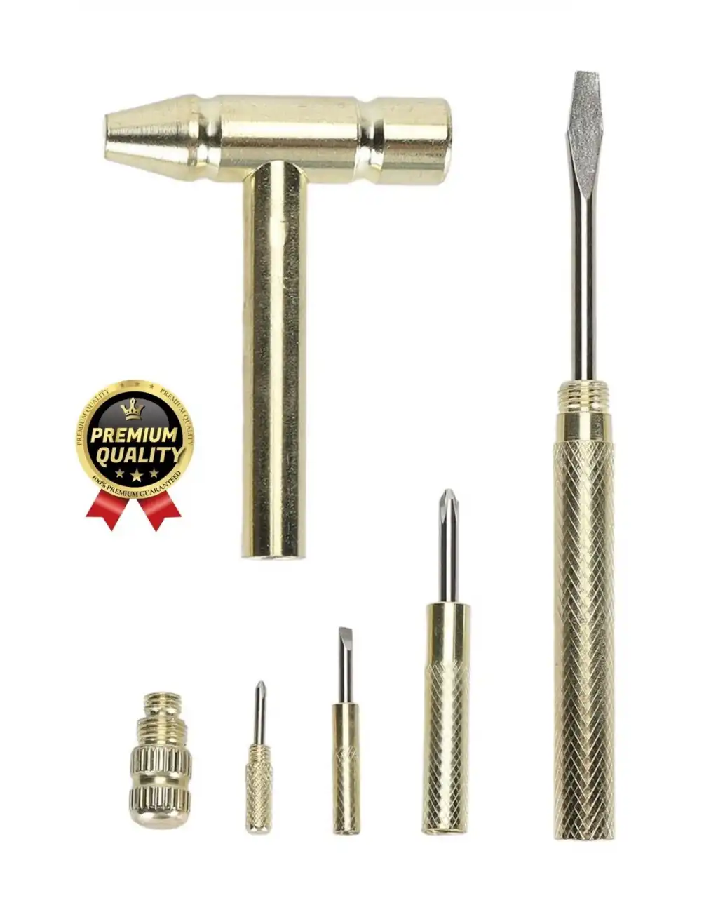 Çok İşlevli Kompakt Telefon Mücevher Kuyumcu Araba İş Ev Onarım 5 in 1 Çekiç Tornavida Tamir Seti