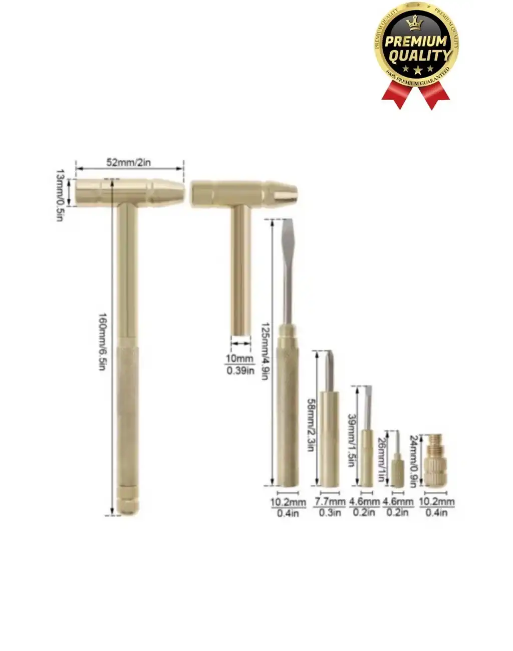 Çok İşlevli Kompakt Telefon Mücevher Kuyumcu Araba İş Ev Onarım 5 in 1 Çekiç Tornavida Tamir Seti