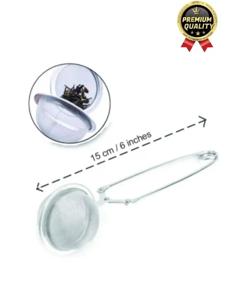 Yüksek Kalite Pratik Kolay Dayanıklı Paslanmaz Çelik Geniş Kulp Bitki Çayı Demleme Süzgeci Aparatı