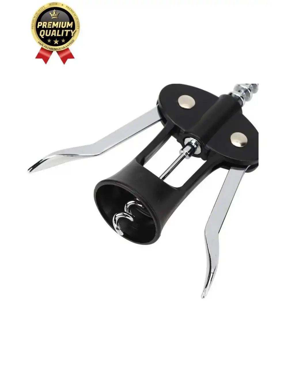 Özel Üretim Dayanıklı Şık Paslanmaz Kararmaz Çelik Şarap Şişe Mantar Kapak Açacağı Tirbuşon 18*7 Cm