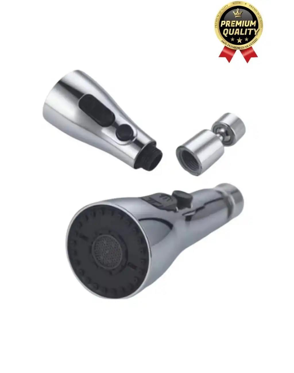 Yeni Seri Kaliteli Şık 3 Fonksiyonlu 720 Derece Dönebilen Mutfak Lavabo Banyo Metalik Musluk Başlığı