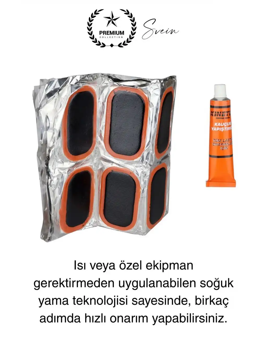 Ekstra Güçlü Araba Bisiklet Motosiklet Soğuk Yama Lastik Tamir Yaması Seti 24 Parça Kolay Pratik