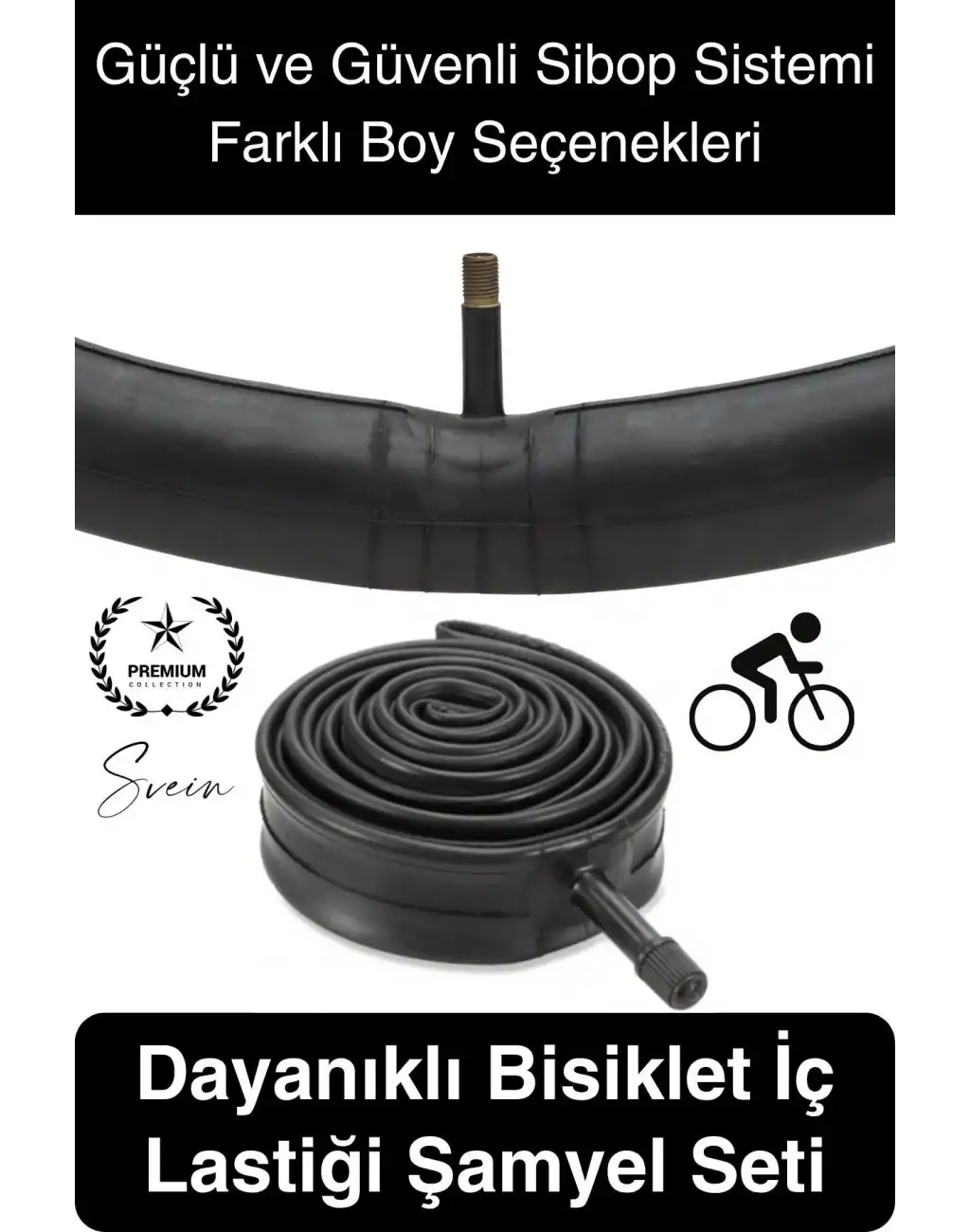 Premium Bisiklet İç Lastiği Şamyel Dayanıklı Sibop Kolay Montaj Seti Güvenli Farklı Boy Seçenekleri