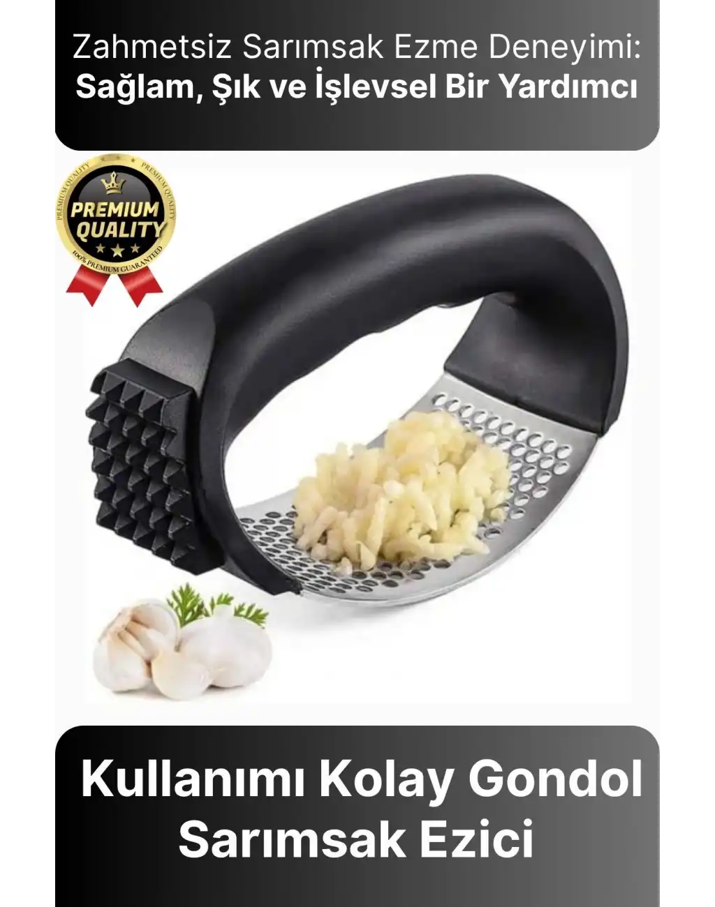 Çok Amaçlı Pratik Kullanımı Kolay Paslanmaz Çelik Rende Öğütme Presi Manuel Gondol Sarımsak Ezici