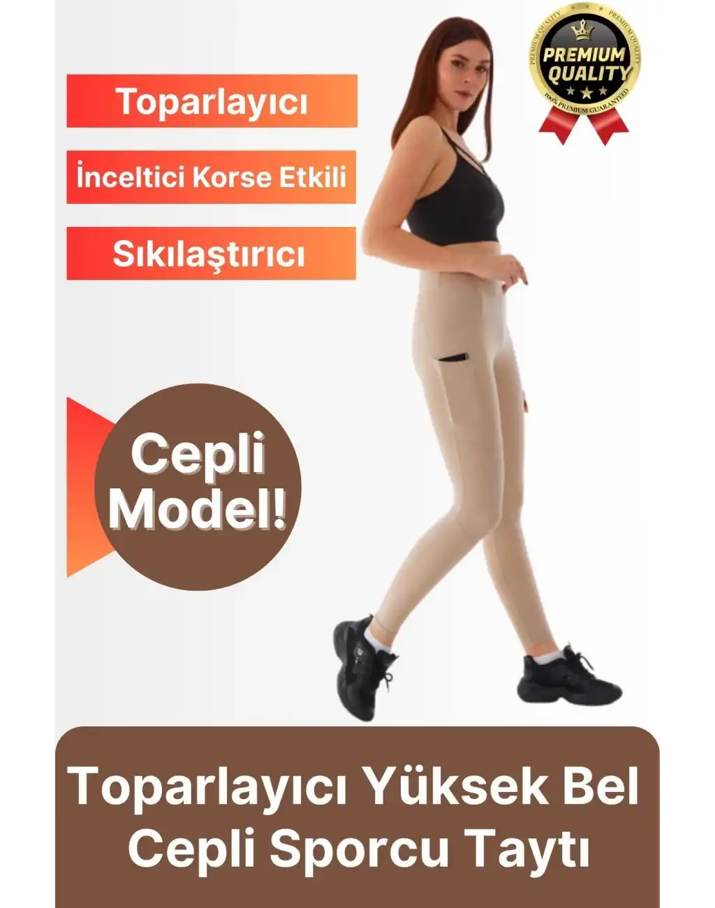 Yeni Seri İnceltici Korse Etkili Sıkı Dokuma Yoga Fitness Gym Training Yüksek Bel Cepli Sporcu Taytı