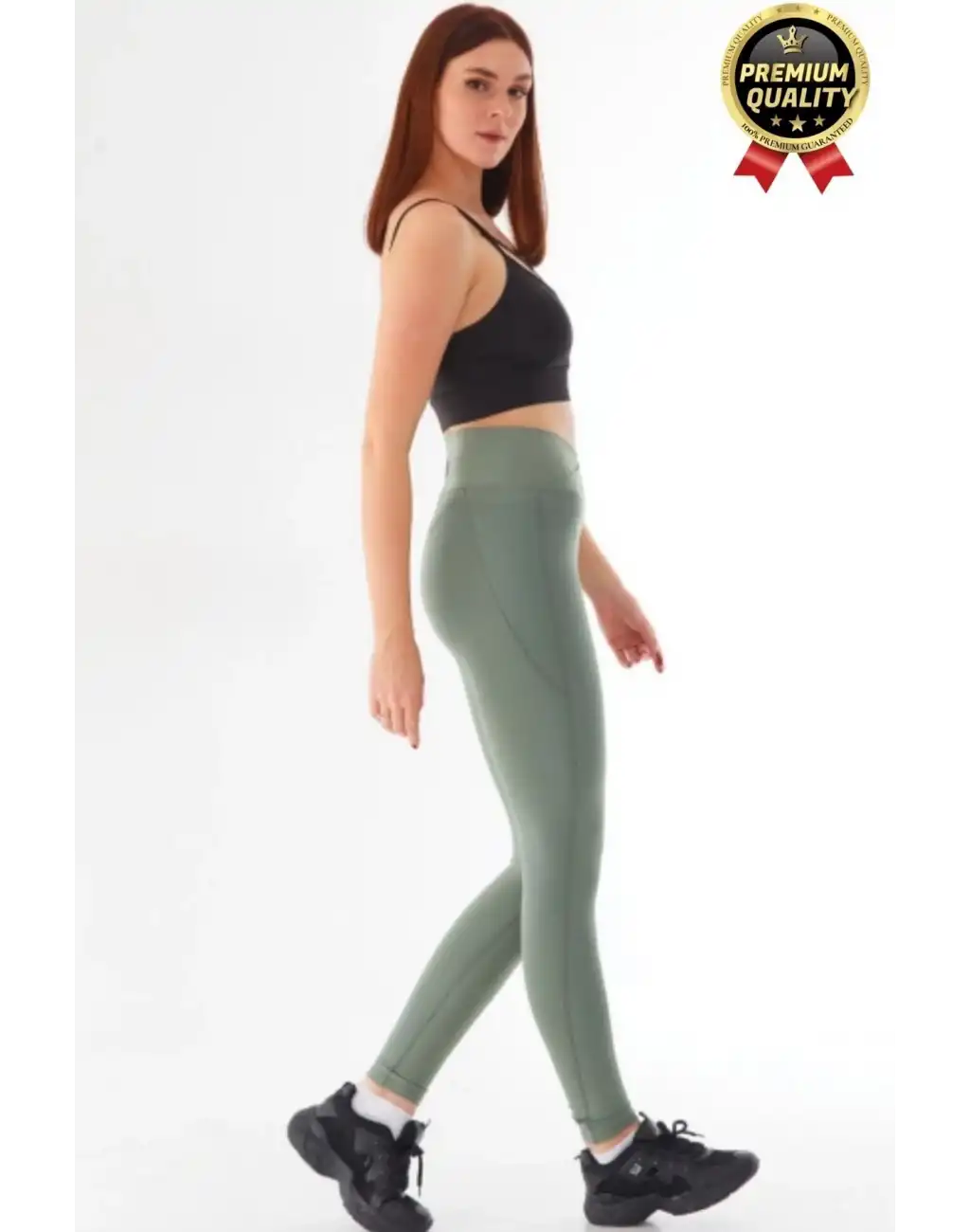 Yeni Seri İnceltici Korse Etkili Sıkı Dokuma Yoga Fitness Gym Training Yüksek Bel Cepli Sporcu Taytı