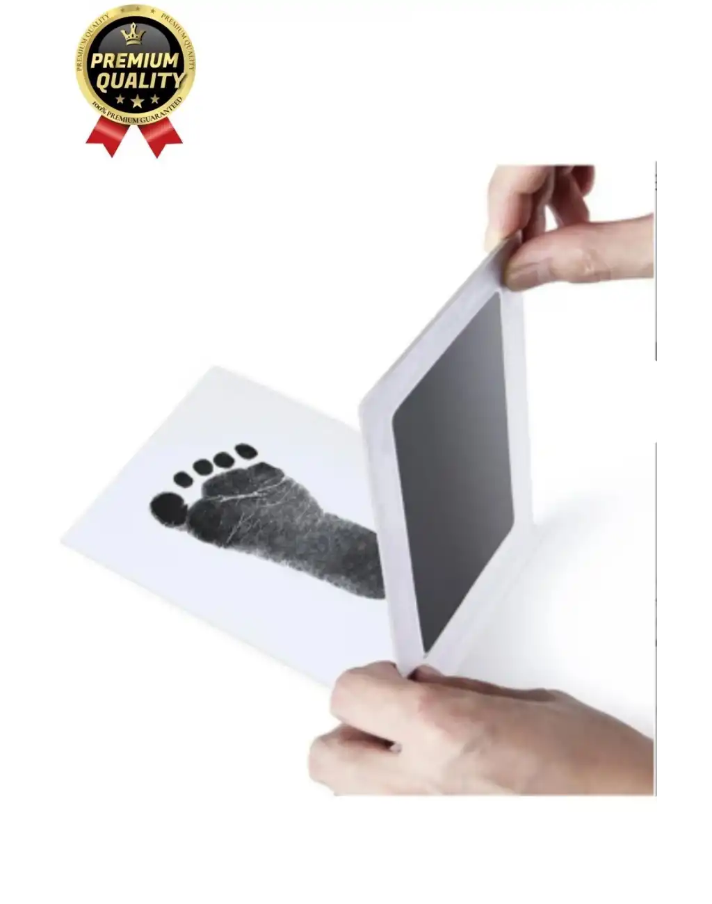 Özel Seri Mürekkepsiz 2 Kullanımlık Evcil Hayvan Bebek El Ayak İzi Fotoğraf Hatıra Çerçevesi Seti