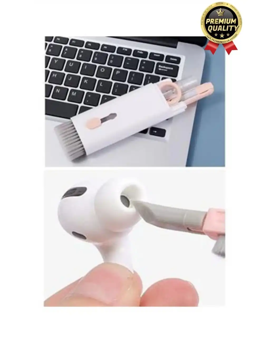 Çok Fonksiyonlu Silikon Uçlu 7 in 1 Bilgisayar Ekranı Kulaklık Airpods Klavye Telefon Temizleme Kiti