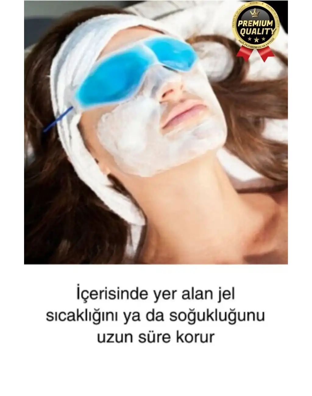 Göz Bandı Buz Jeli Yüz Termojel Maskesi Gözaltı Torbası Şişlik Giderici Soğuk Kompres Rahat Uyku