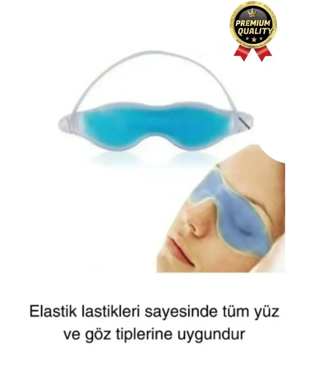 Göz Bandı Buz Jeli Yüz Termojel Maskesi Gözaltı Torbası Şişlik Giderici Soğuk Kompres Rahat Uyku